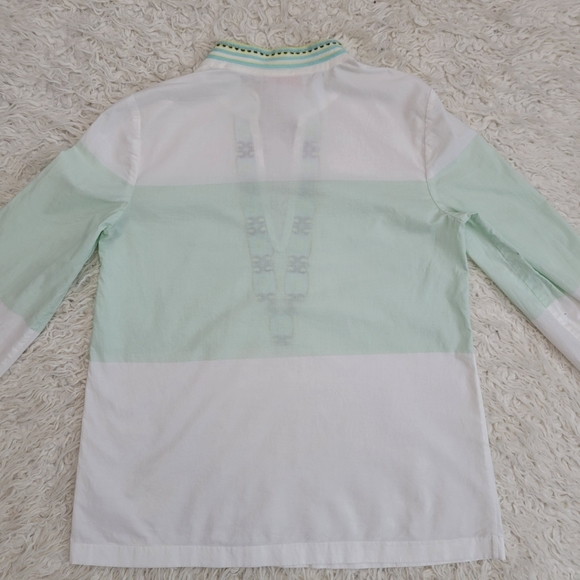 Tory Burch Embroidered Tunic Top - Picture 9 of 9